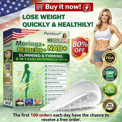[👩‍⚕️FDA-Registered & GMP Certified]|𝙋𝙪𝙧𝙚𝙡𝙪𝙭𝙤® 𝑴𝒐𝒓𝒊𝒏𝒈𝒂 & 𝑩𝒆𝒓𝒃𝒆𝒓𝒊𝒏𝒆 NAD+| Slimming & Firming 2-in-1 Nano Microneedle Patch🇺🇸|𝘉𝘢𝘤𝘬𝘦𝘥 𝘣𝘺 𝘴𝘤𝘪𝘦𝘯𝘤𝘦 | 10-𝗂𝗇-𝟣 𝖿𝗈𝗋𝗆𝗎𝗅𝖺 | 𝑅𝑒𝑠𝑢𝑙𝑡𝑠 𝑖𝑛 7 𝑑𝑎𝑦𝑠 ✅