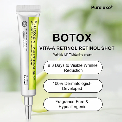 💫👨‍⚕️Made and shipped from the USA 💫Pureluxo® Botox & Vita-A Retinol Shot Wrinkle-Lift Tightening cream - Last Day Promotion 70% OFF