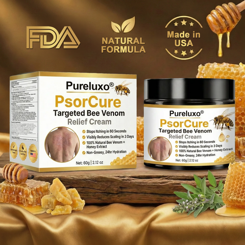 📅👨‍⚕️ Pureluxo® PsorCure Bee Venom Targeted Relief Cream 🌿