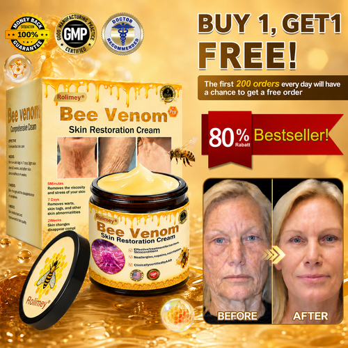 👨‍⚕️ Rolimey® Bee venom Pro Comprehensive Cream —Tightening for Skin Types 🎁