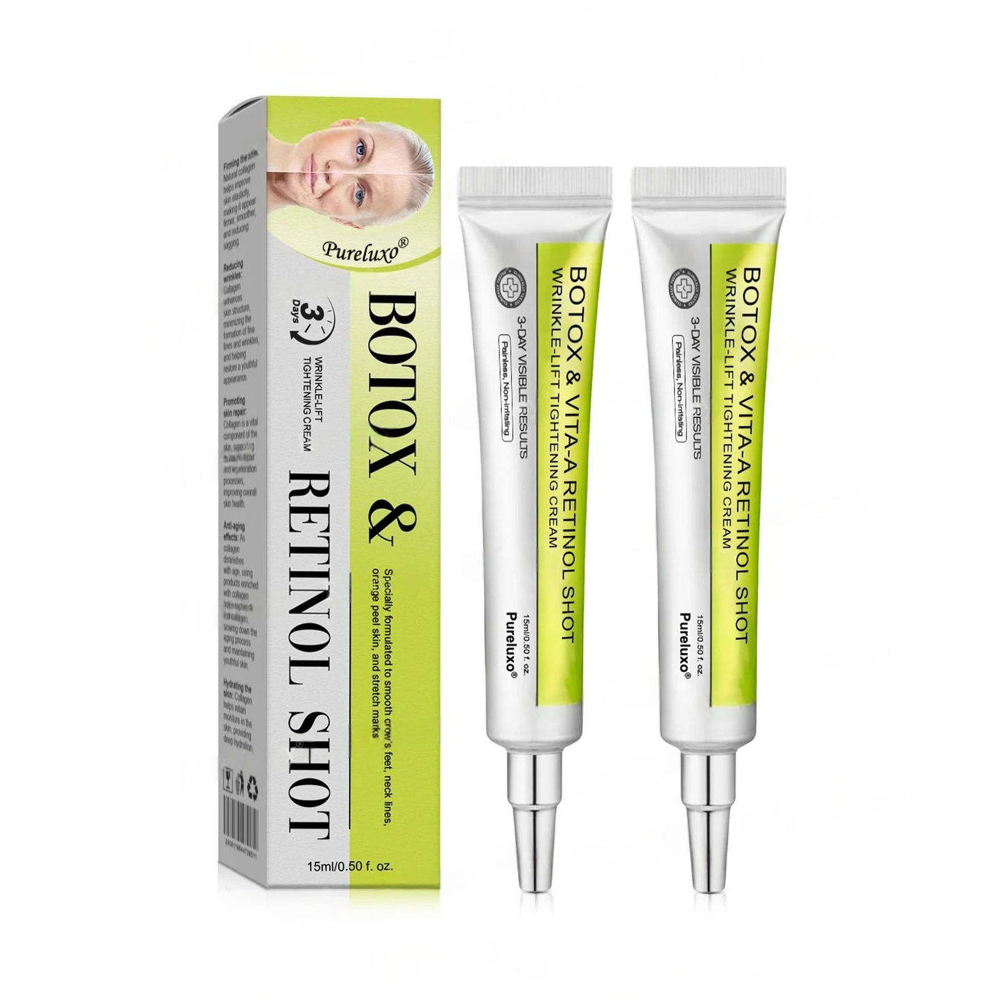 💫👨‍⚕️Made and shipped from the USA 💫Pureluxo® Botox & Vita-A Retinol Shot Wrinkle-Lift Tightening cream - Last Day Promotion 70% OFF