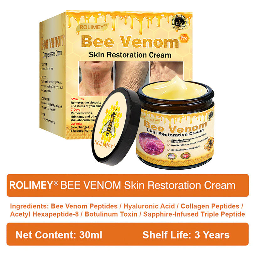 👨‍⚕️ Rolimey® Bee venom Pro Comprehensive Cream —Tightening for Skin Types 🎁