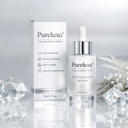 【𝐿𝑎𝑠𝑡 𝐷𝑎𝑦 𝑃𝑟𝑜𝑚𝑜𝑡𝑖𝑜𝑛 70% 𝑂𝐹𝐹】𝑷𝒖𝒓𝒆𝒍𝒖𝒙𝒐® ✨ Stem Cell–Inspired & GHK-Cu Powered Wrinkle-Refining Serum（Advanced Anti-Aging for Timeless, Radiant Skin）
