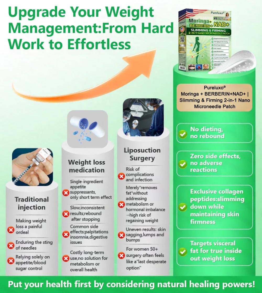 [👩‍⚕️FDA-Registered & GMP Certified]|𝙋𝙪𝙧𝙚𝙡𝙪𝙭𝙤® 𝑴𝒐𝒓𝒊𝒏𝒈𝒂 & 𝑩𝒆𝒓𝒃𝒆𝒓𝒊𝒏𝒆 NAD+| Slimming & Firming 2-in-1 Nano Microneedle Patch🇺🇸|𝘉𝘢𝘤𝘬𝘦𝘥 𝘣𝘺 𝘴𝘤𝘪𝘦𝘯𝘤𝘦 | 10-𝗂𝗇-𝟣 𝖿𝗈𝗋𝗆𝗎𝗅𝖺 | 𝑅𝑒𝑠𝑢𝑙𝑡𝑠 𝑖𝑛 7 𝑑𝑎𝑦𝑠 ✅
