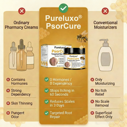 📅👨‍⚕️ Pureluxo® PsorCure Bee Venom Targeted Relief Cream 🌿