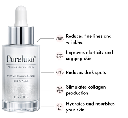 【𝐿𝑎𝑠𝑡 𝐷𝑎𝑦 𝑃𝑟𝑜𝑚𝑜𝑡𝑖𝑜𝑛 70% 𝑂𝐹𝐹】𝑷𝒖𝒓𝒆𝒍𝒖𝒙𝒐® ✨ Stem Cell–Inspired & GHK-Cu Powered Wrinkle-Refining Serum（Advanced Anti-Aging for Timeless, Radiant Skin）