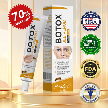 (Made and Shipped from USA) 🧑‍⚕️Pureluxo® Botox Bee Venom Wrinkle Removal Cream- LAST DAY 70% OFF✨