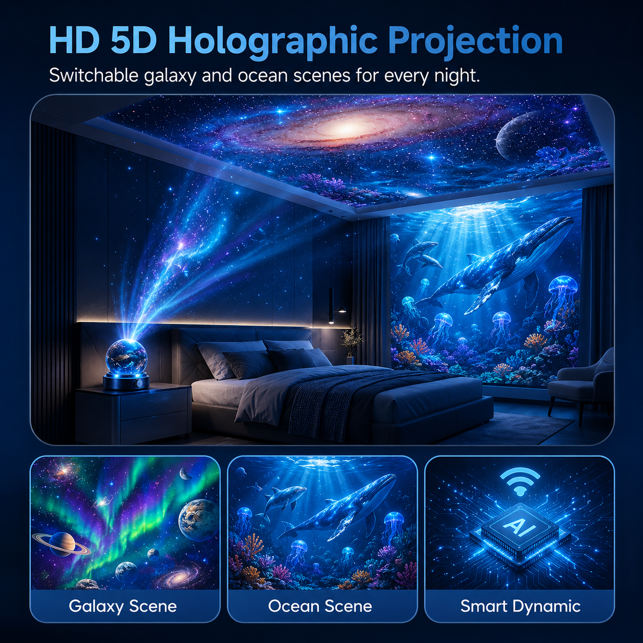 BVJ® 🌌Night Light Projector🎁