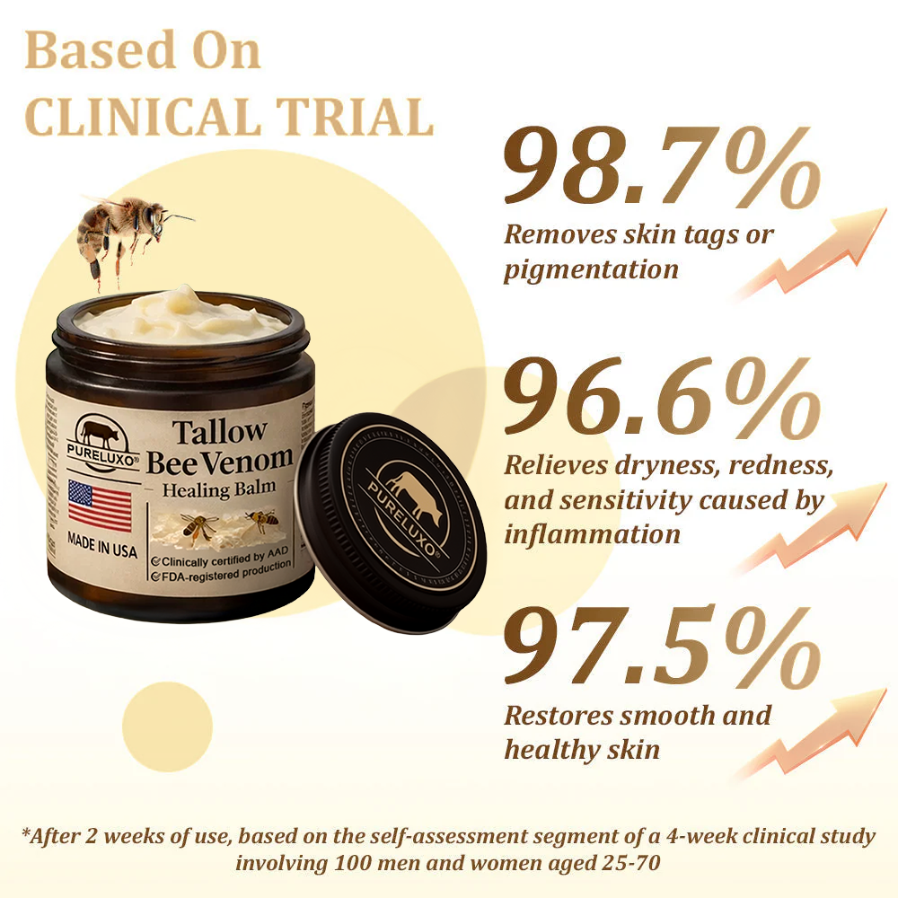 【𝐿𝑎𝑠𝑡 𝐷𝑎𝑦 𝑃𝑟𝑜𝑚𝑜𝑡𝑖𝑜𝑛 70% 𝑂𝐹𝐹】𝑷𝒖𝒓𝒆𝒍𝒖𝒙𝒐® 𝑇𝑎𝑙𝑙𝑜𝑤 & 𝐵𝑒𝑒 𝑉𝑒𝑛𝑜𝑚 𝑅𝑒𝑝𝑎𝑖𝑟 𝐶𝑟𝑒𝑎𝑚 🥑（for acne, wrinkles, and damaged skin — steroid-free）