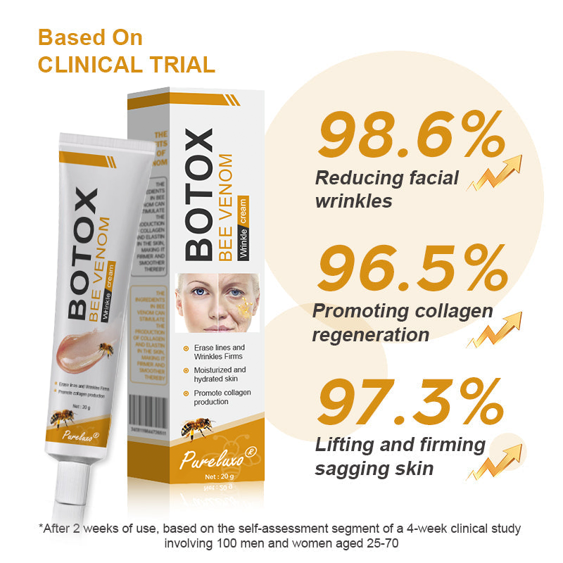 (Made and Shipped from USA) 🧑‍⚕️Pureluxo® Botox Bee Venom Wrinkle Removal Cream- LAST DAY 70% OFF✨