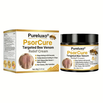 📅👨‍⚕️ Pureluxo® PsorCure Bee Venom Targeted Relief Cream 🌿