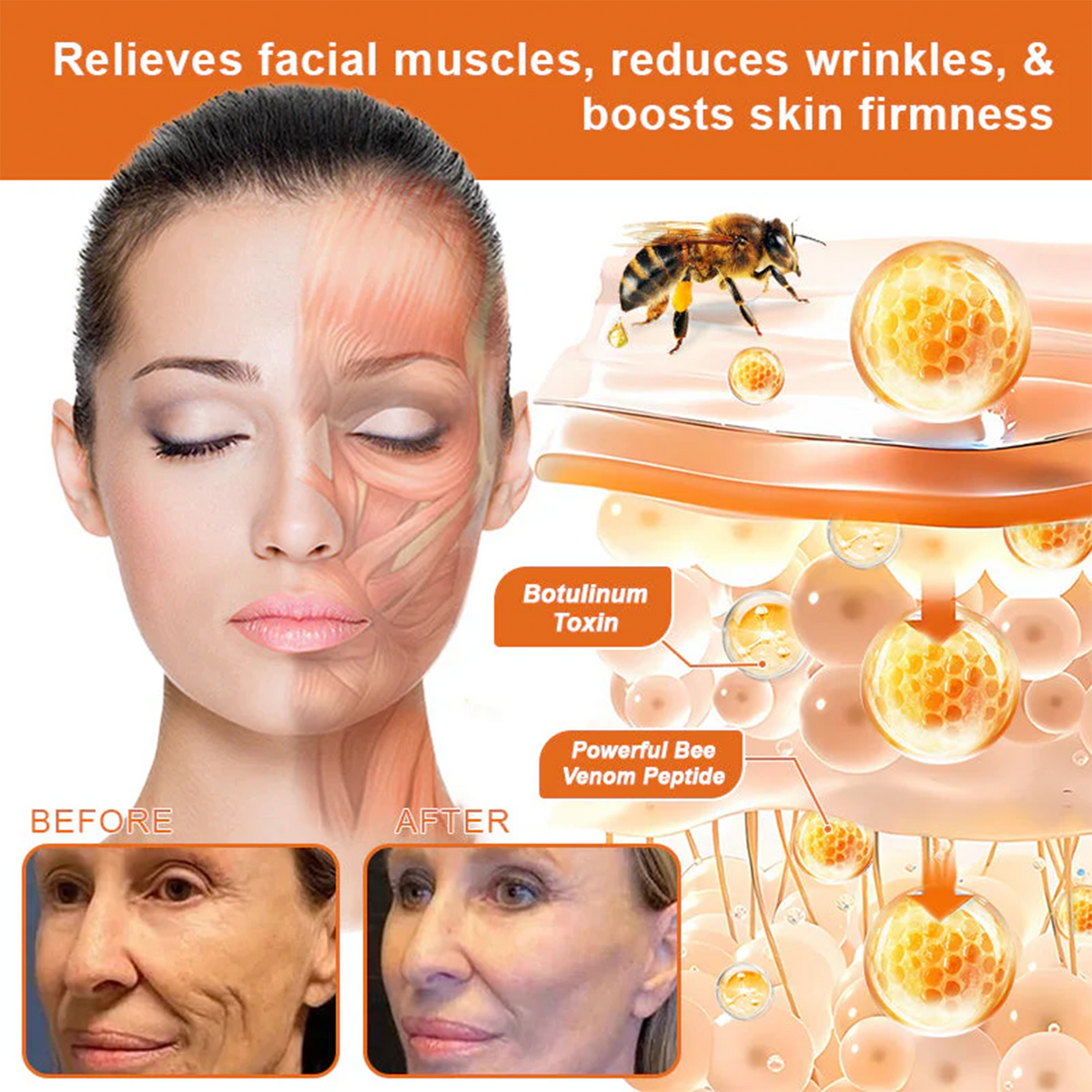 👨‍⚕️ Rolimey® Bee venom Pro Comprehensive Cream —Tightening for Skin Types 🎁