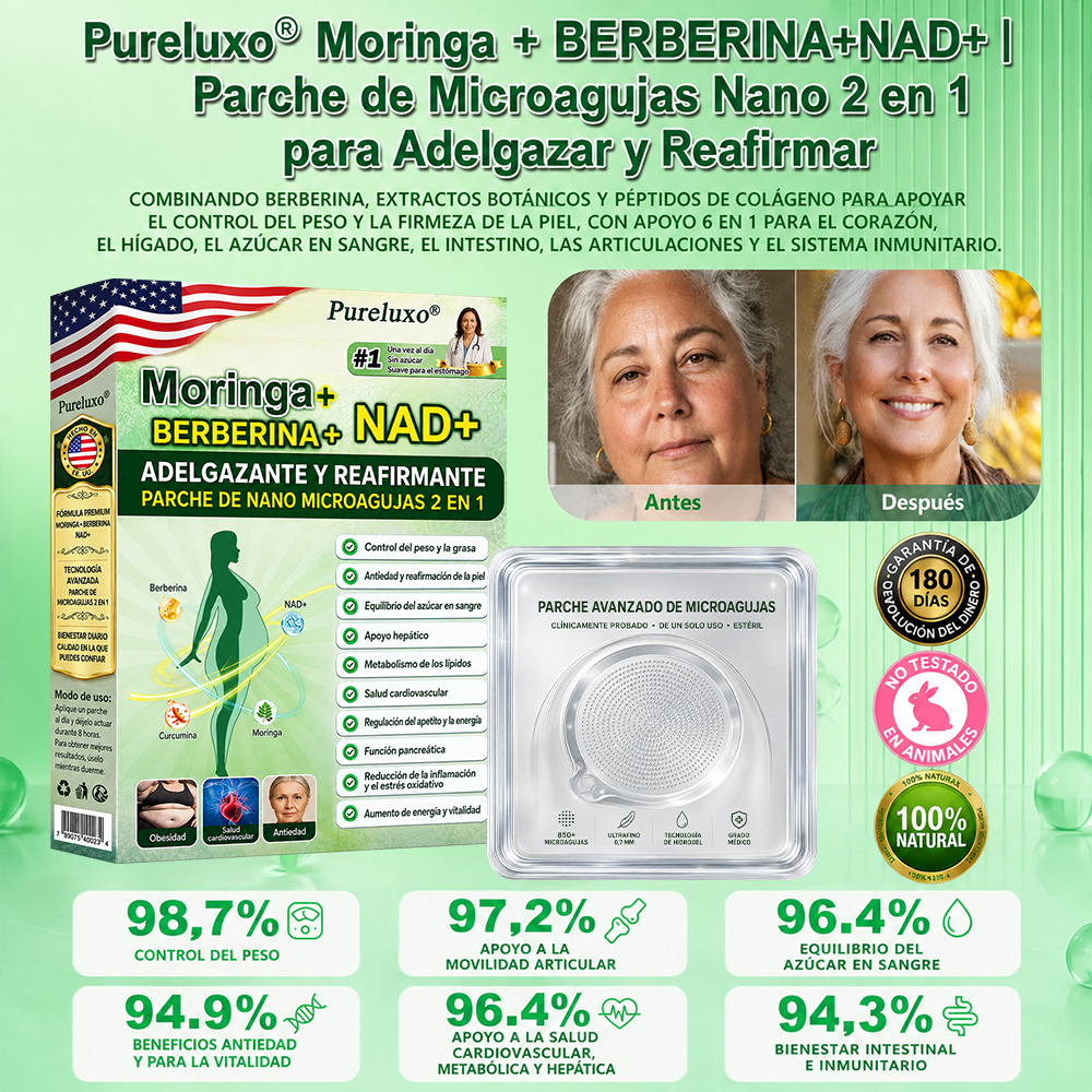 🇺🇲Tienda Oficial de EE. UU. | Pureluxo® Sistema Nano Avanzado de Cuidado Una Vez al Día 💎