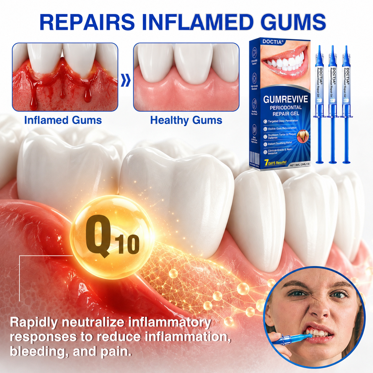🇺🇸🏅🦷🛡️ DOCTIA® GumRevive Advanced Gum Care & Repair Gel 🚚
