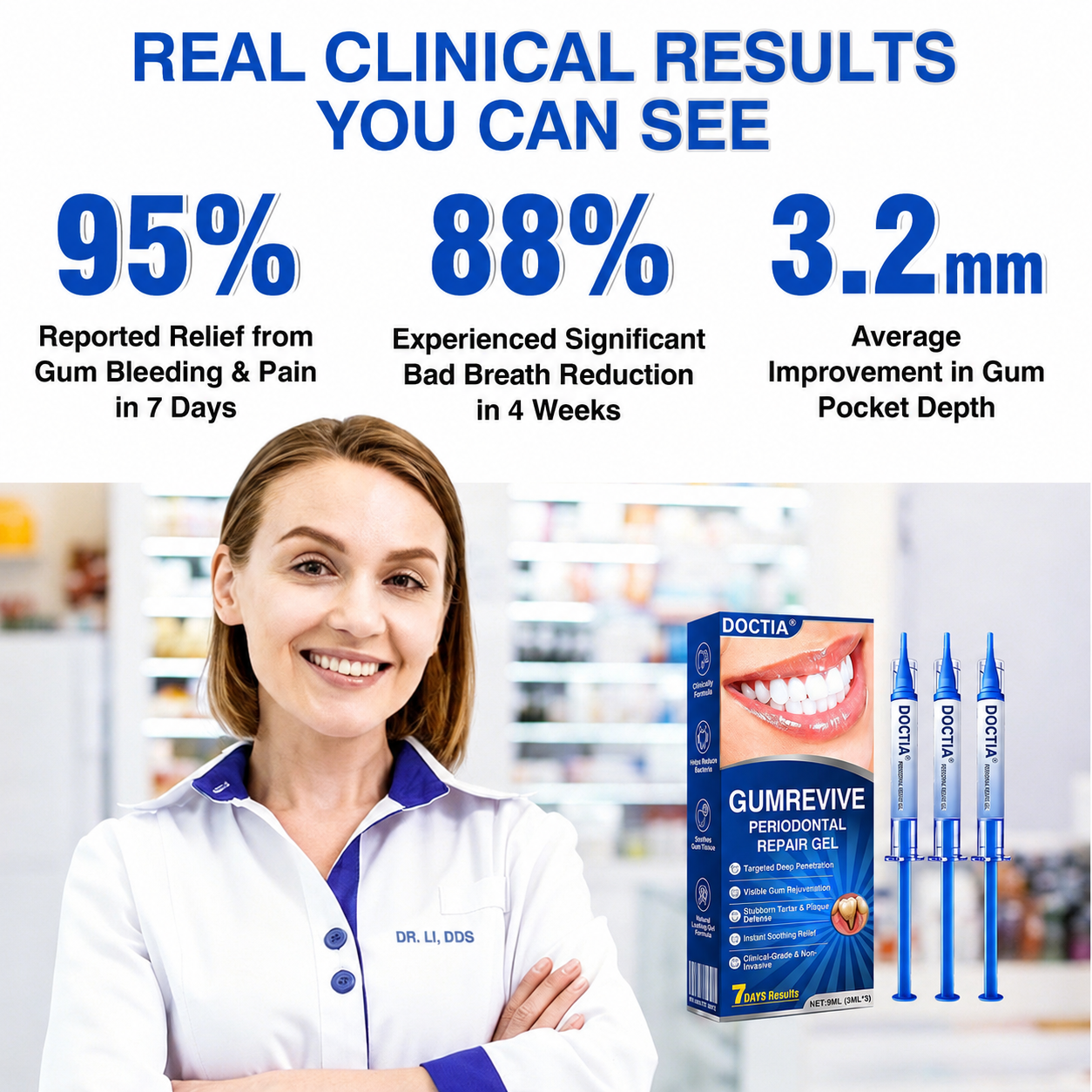 🇺🇸🏅🦷🛡️ DOCTIA® GumRevive Advanced Gum Care & Repair Gel 🚚